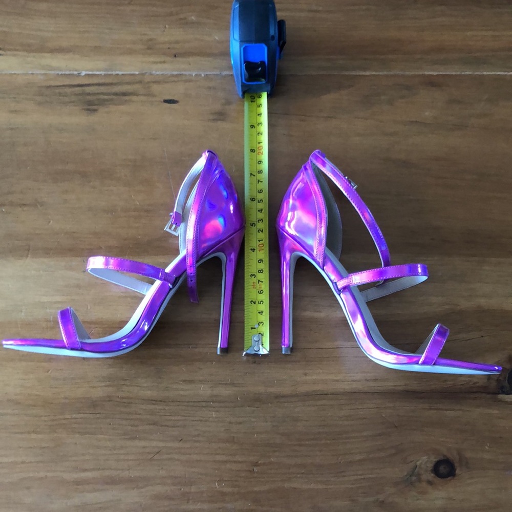 Metallic Pink ASOS Heels - Picture 4 of 6